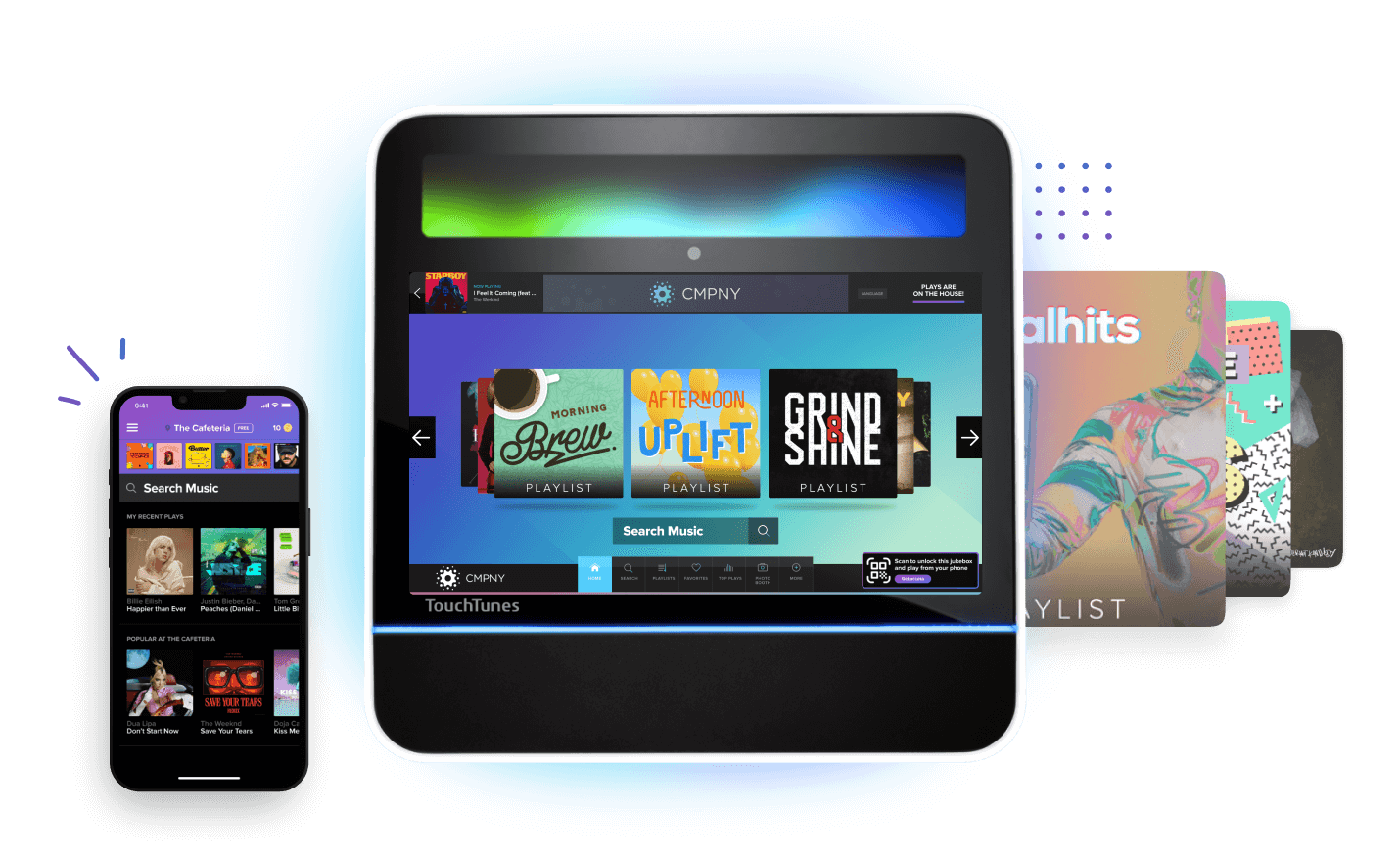 TouchTunes Unlimited jukebox and app