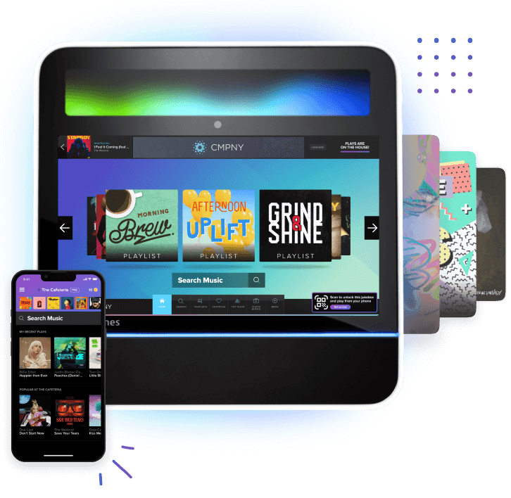 TouchTunes Unlimited jukebox and app