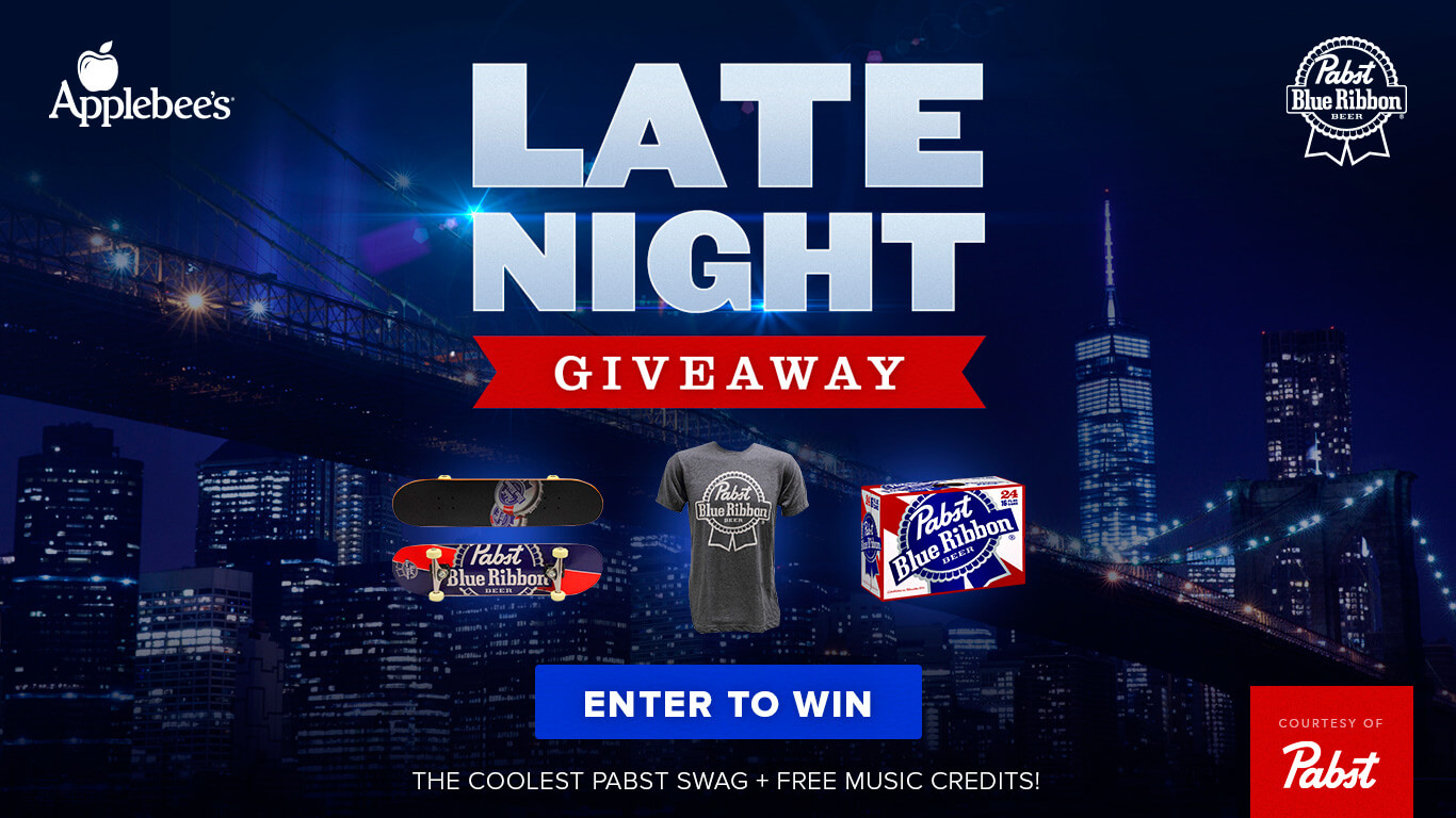 Applebees + Pabst Giveaway