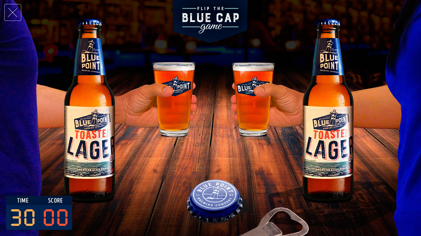 Blue Point Bottle Cap Game