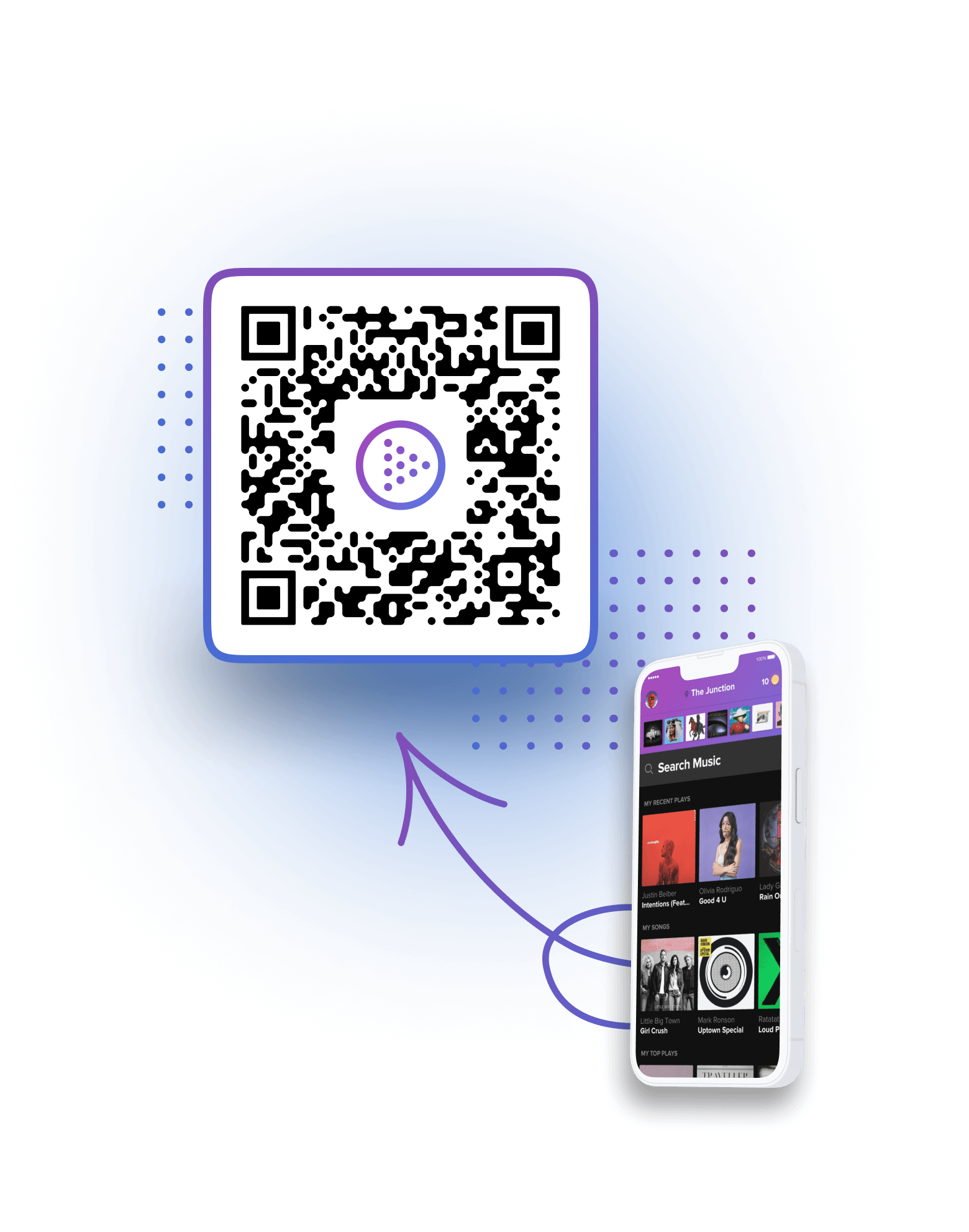 mobile app QR code scan to download