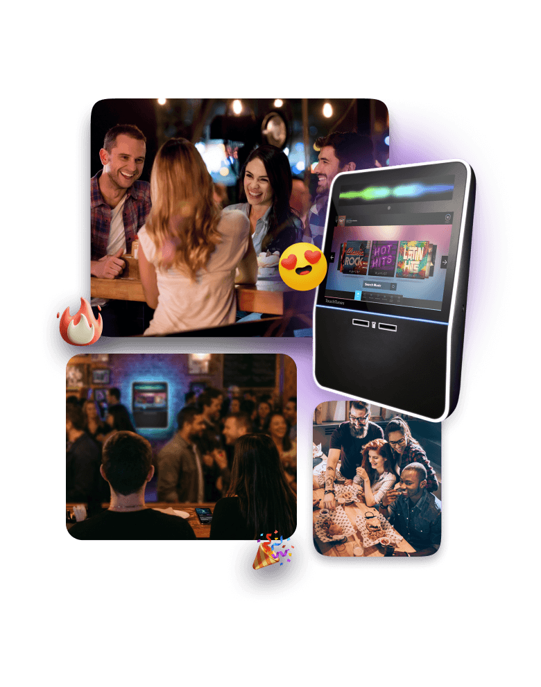 People playing the jukebox